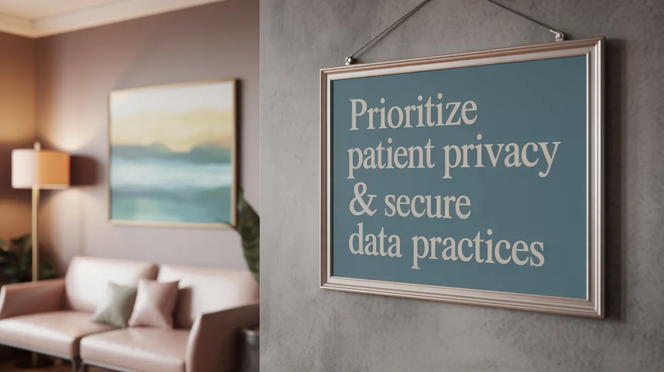 Prioritize Patient Privacy &amp; Secure Data Practices