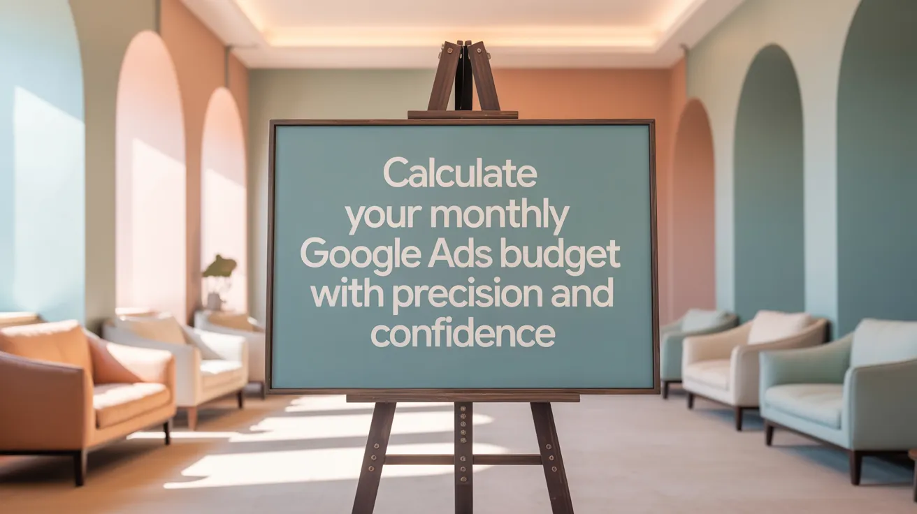 Calculate Your Monthly Google Ads Budget with Precision and Confidence