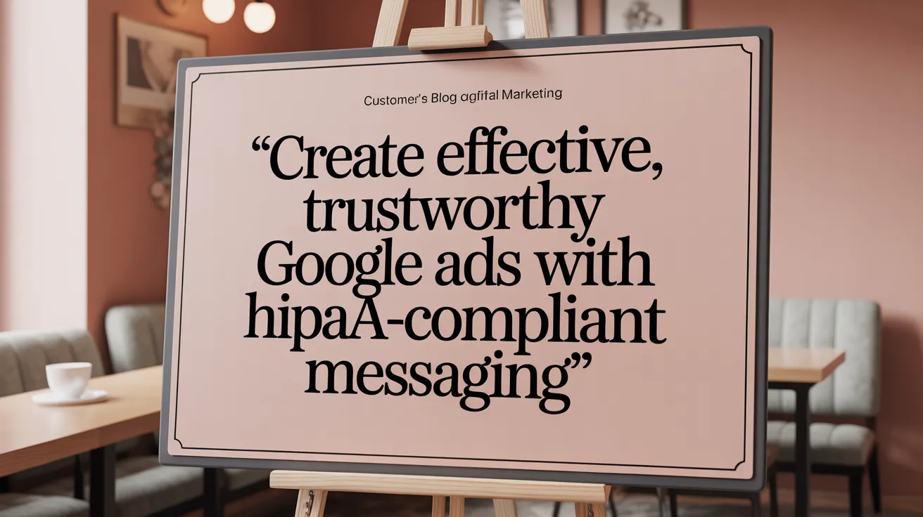 Create Effective, Trustworthy Google Ads with HIPAA-Compliant Messaging