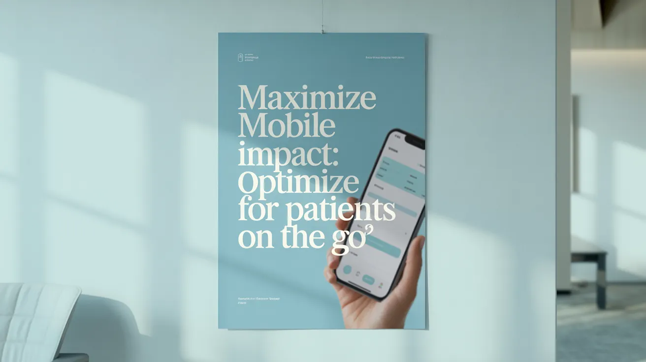 Maximize Mobile Impact: Optimize for Patients on the Go