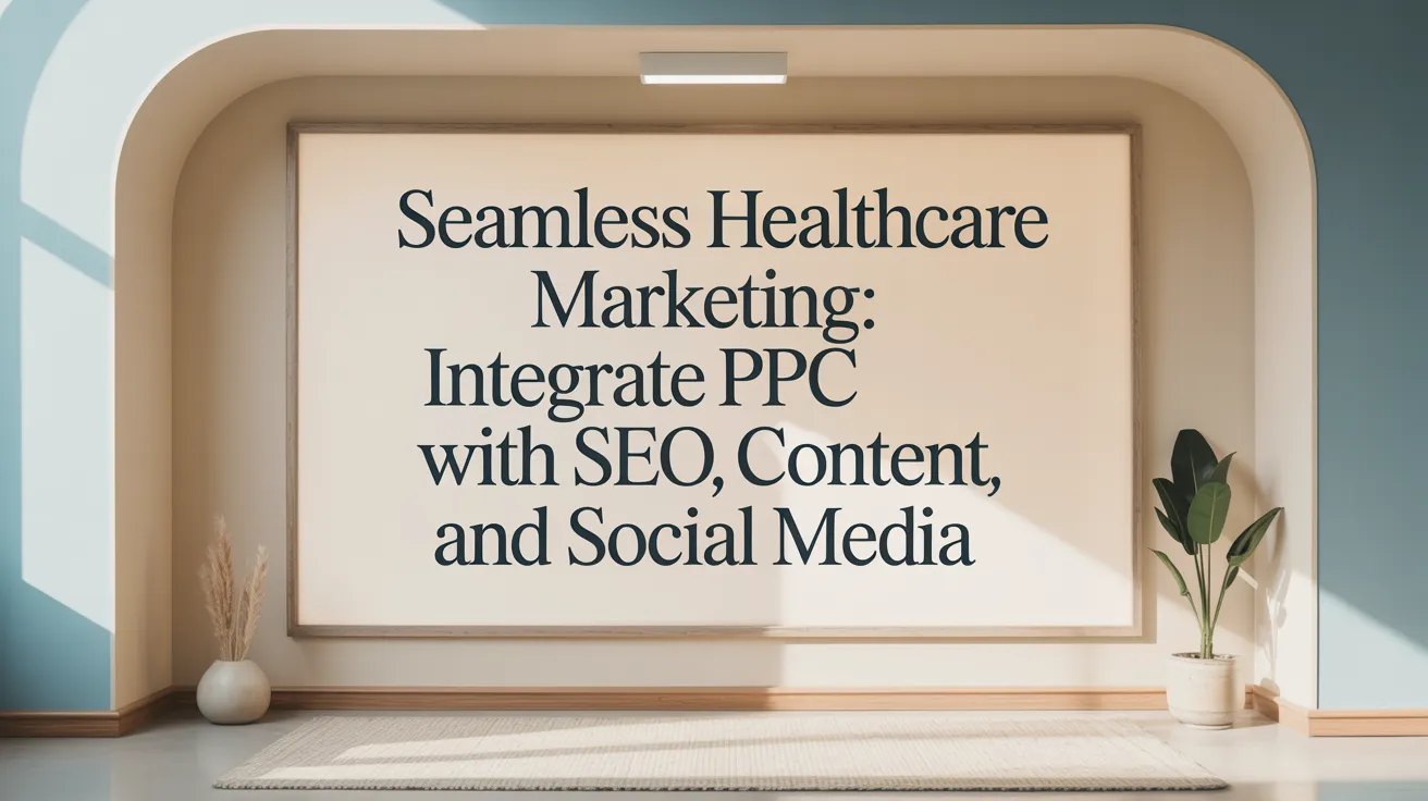 Seamless Healthcare Marketing: Integrate PPC with SEO, Content, and Social Media