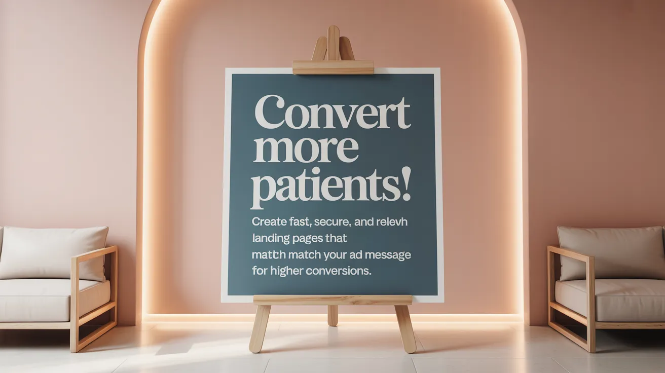 Convert More Patients! Create fast, secure, and relevant landing pages that match your ad message for higher conversions.
