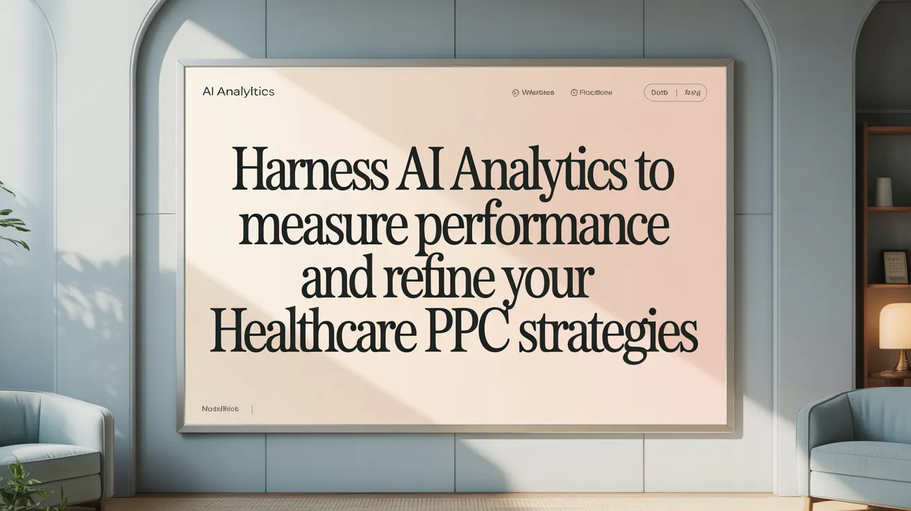 Harness AI Analytics to Measure Performance and Refine Your Healthcare PPC Strategies