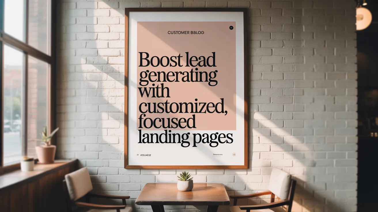 Boost Lead Generation with Customized, Focused Landing Pages