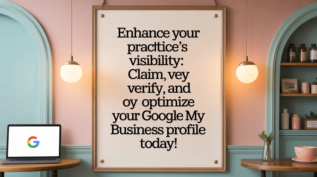 Enhance Your Practice's Visibility: Claim, Verify, and Optimize Your Google My Business Profile Today!