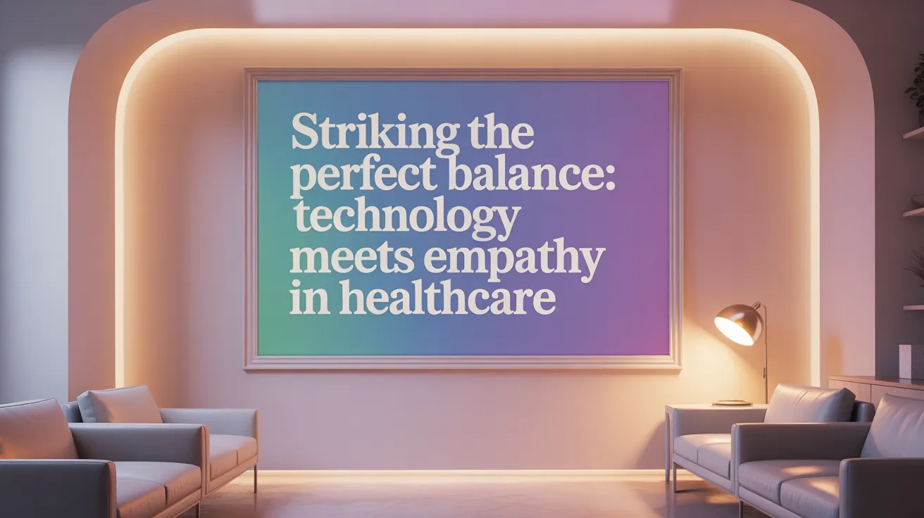 Striking the Perfect Balance: Technology Meets Empathy in Healthcare