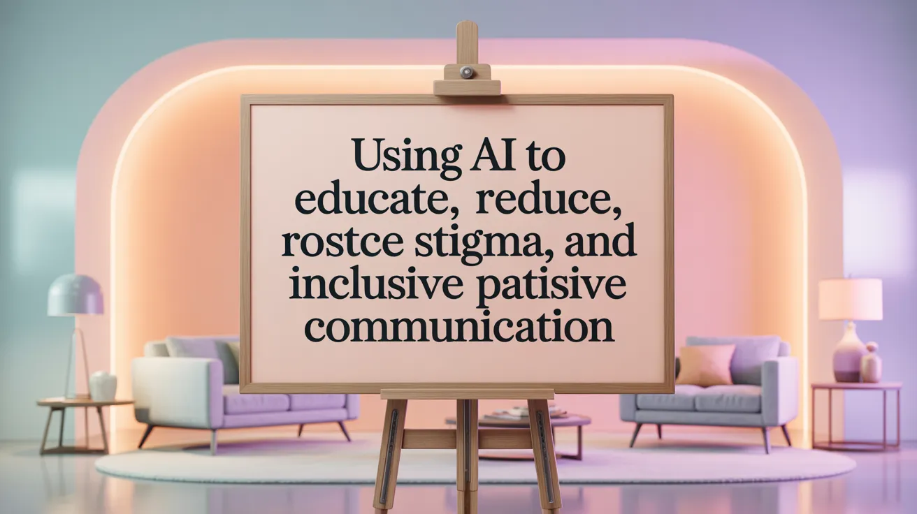 Using AI to Educate, Reduce Stigma, and Foster Inclusive Patient Communication