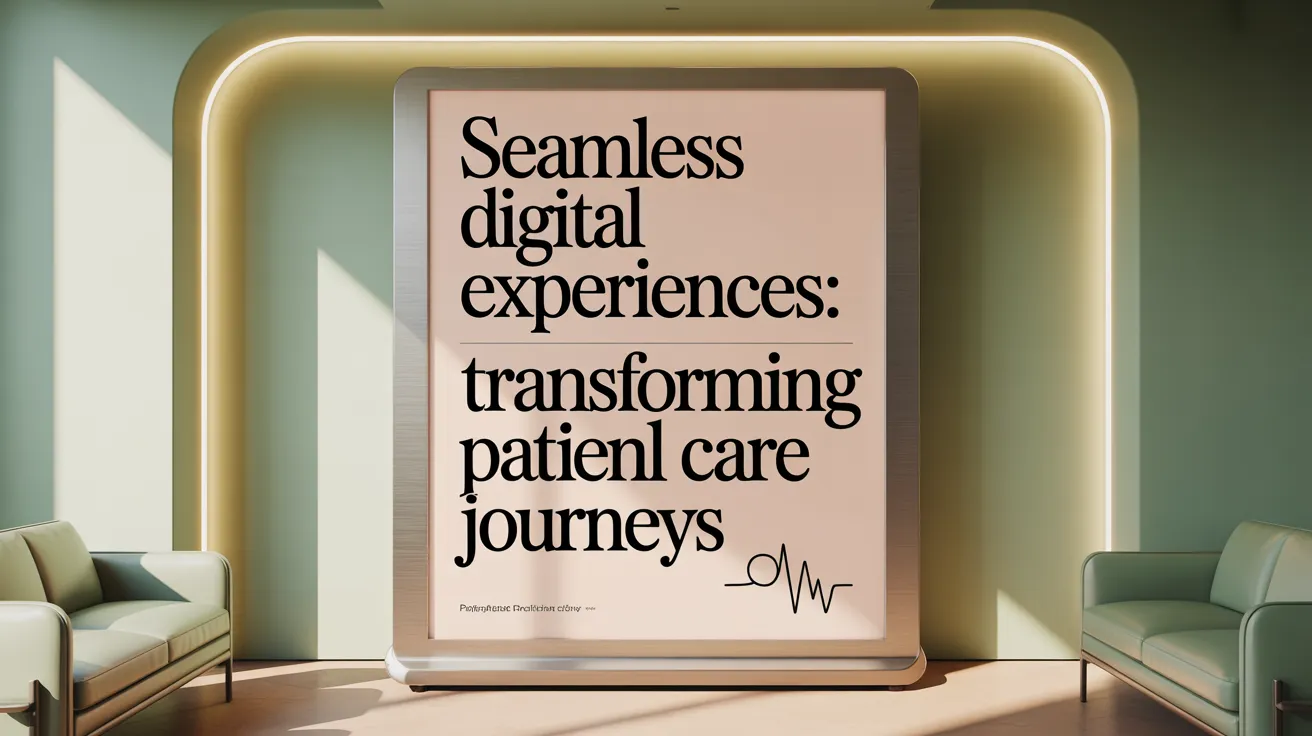 Seamless Digital Experiences: Transforming Patient Care Journeys