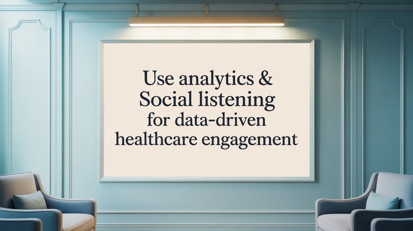 Use Analytics &amp; Social Listening for Data-Driven Healthcare Engagement