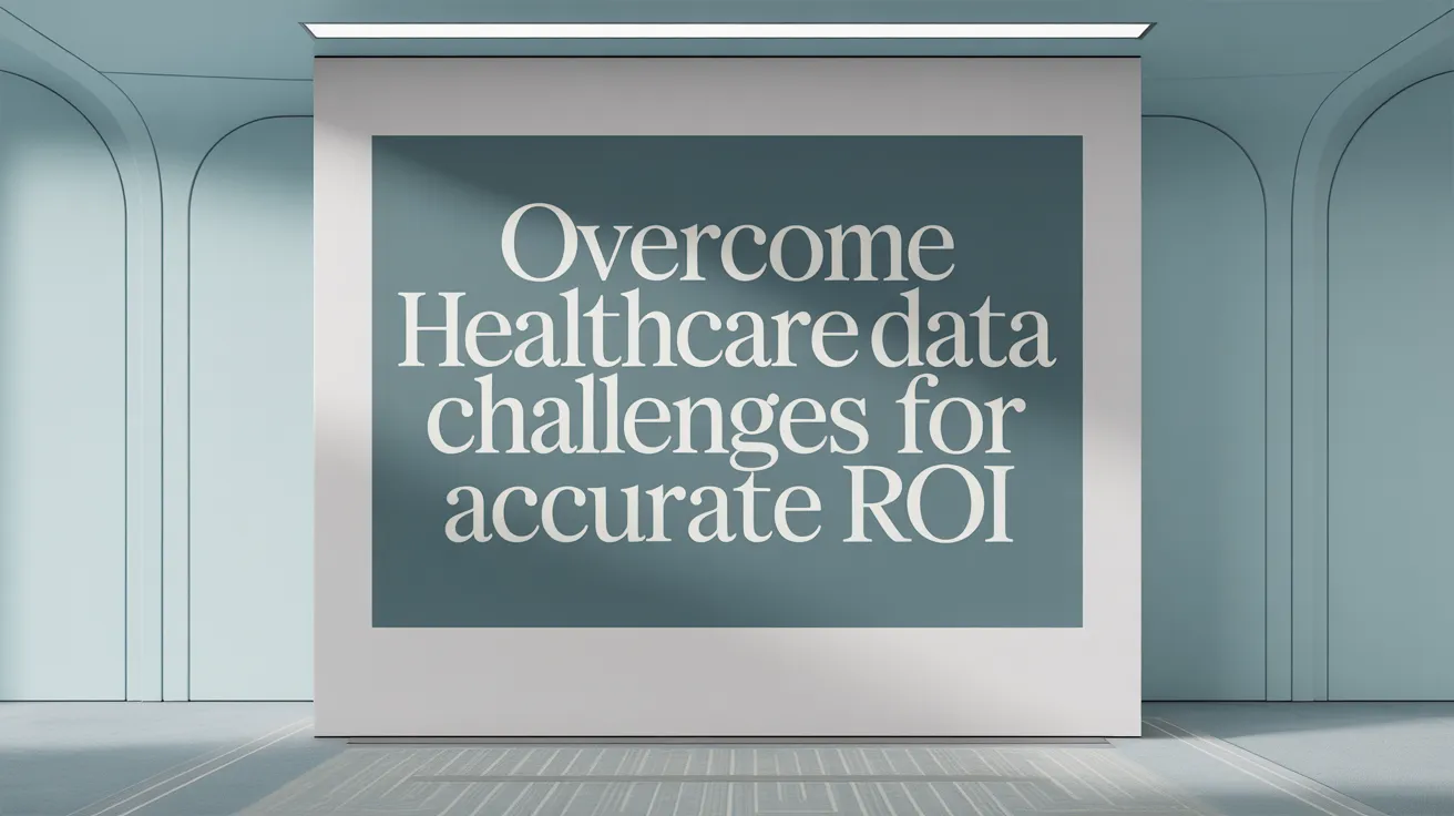 Overcome Healthcare Data Challenges for Accurate ROI