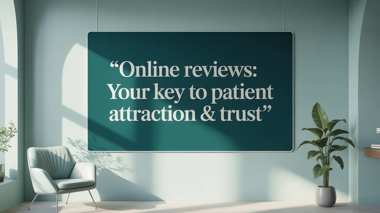 Online Reviews: Your Key to Patient Attraction &amp; Trust