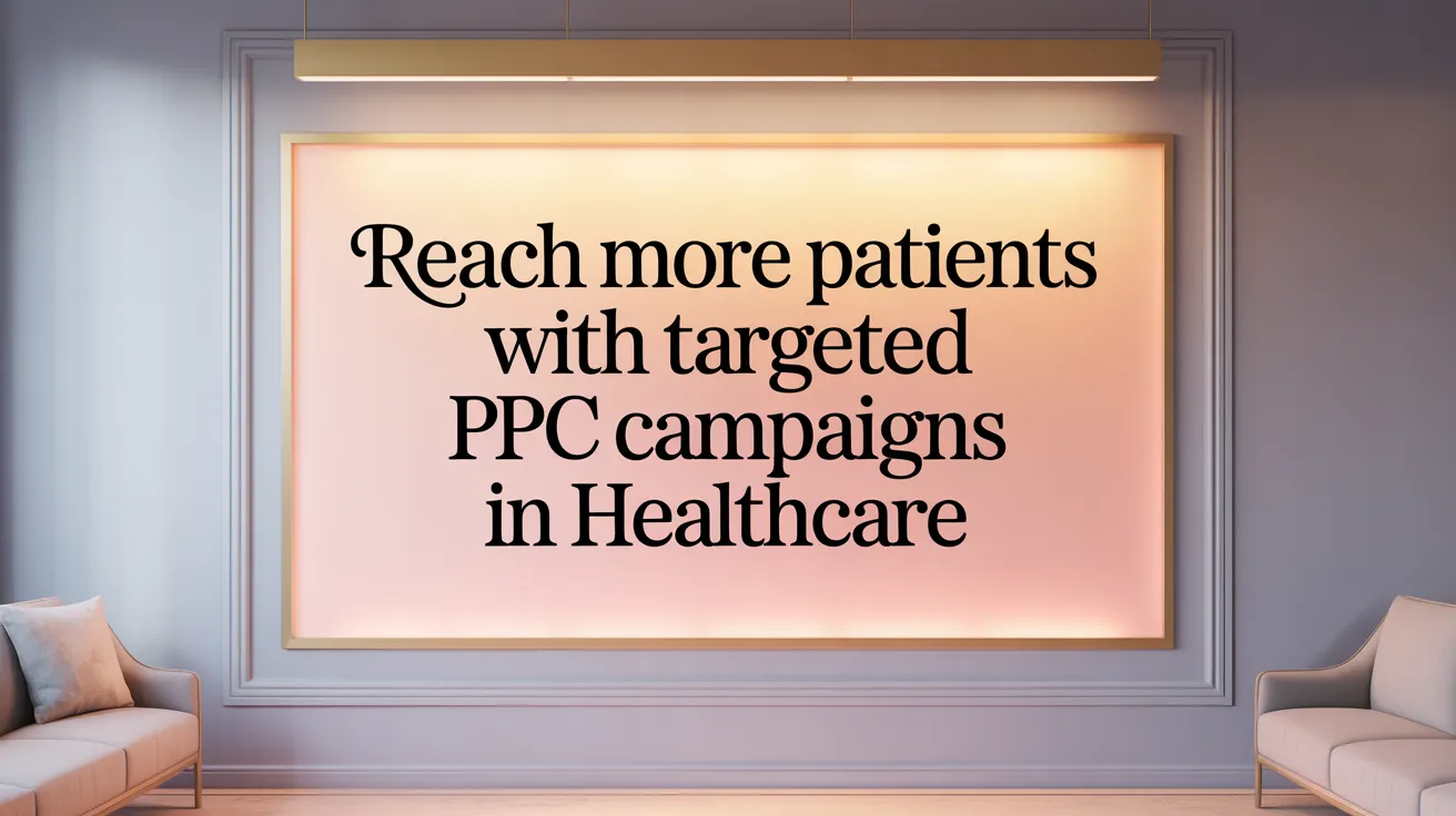 Reach More Patients with Targeted PPC Campaigns in Healthcare