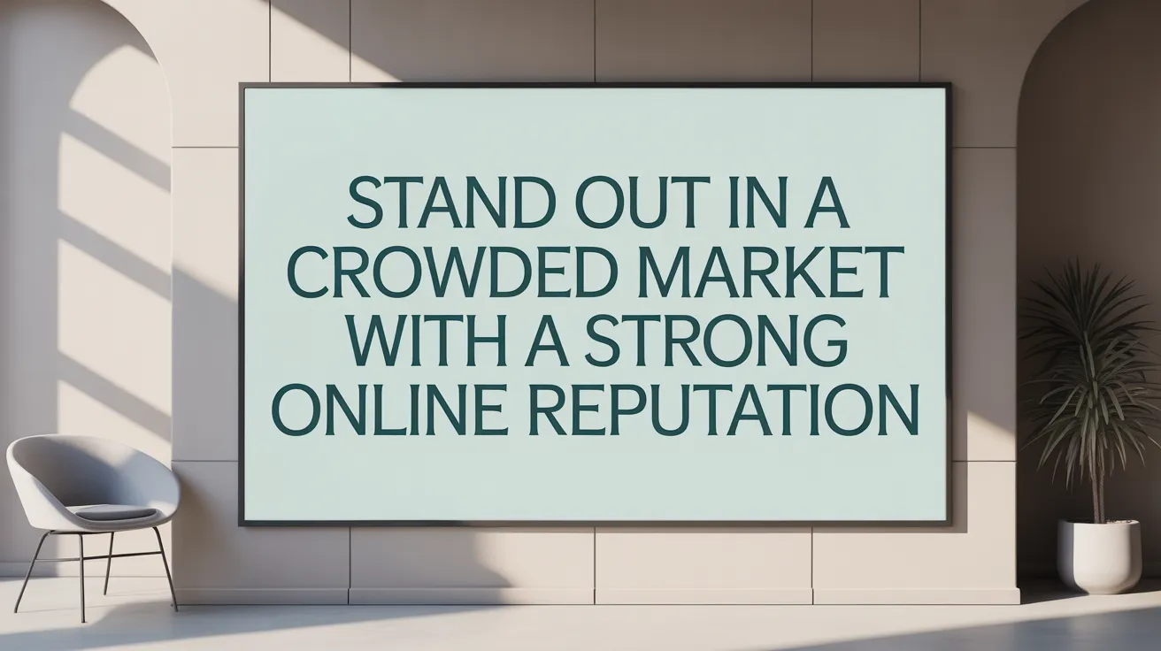 Stand Out in a Crowded Market with a Strong Online Reputation