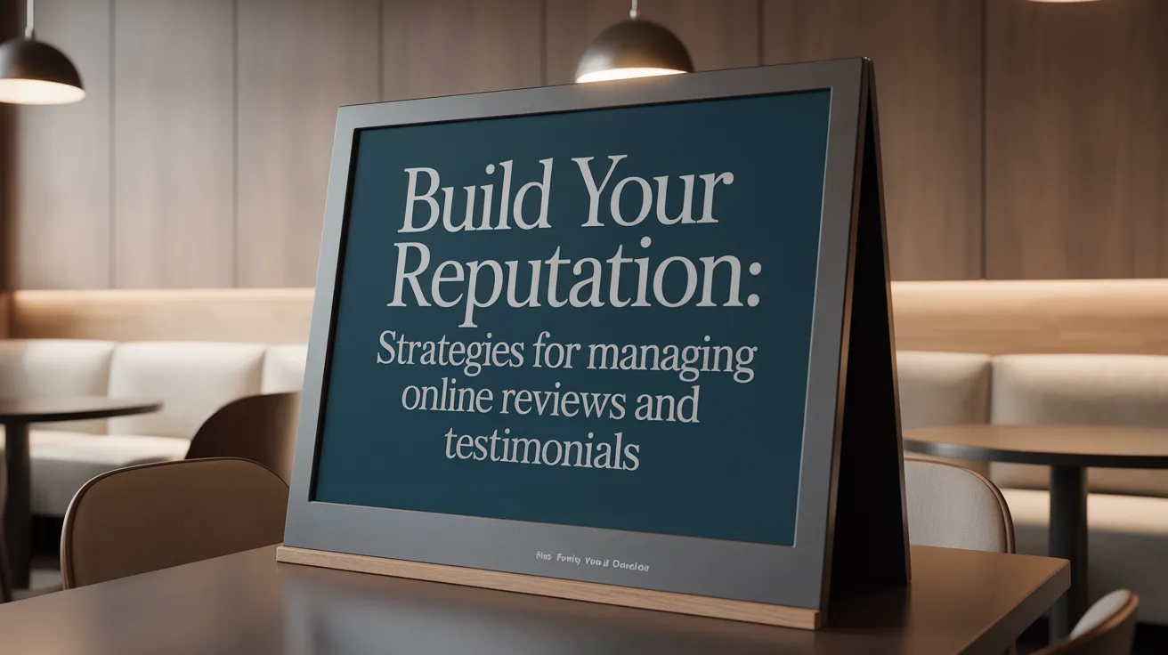 Build Your Reputation: Strategies for Managing Online Reviews and Testimonials