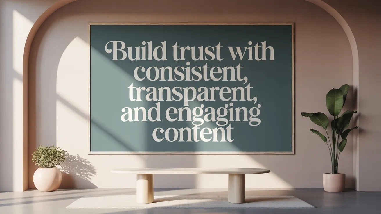 Build Trust with Consistent, Transparent, and Engaging Content