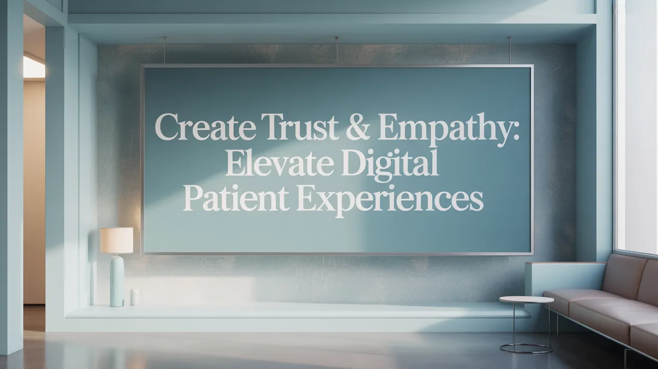 Create Trust &amp; Empathy: Elevate Digital Patient Experiences