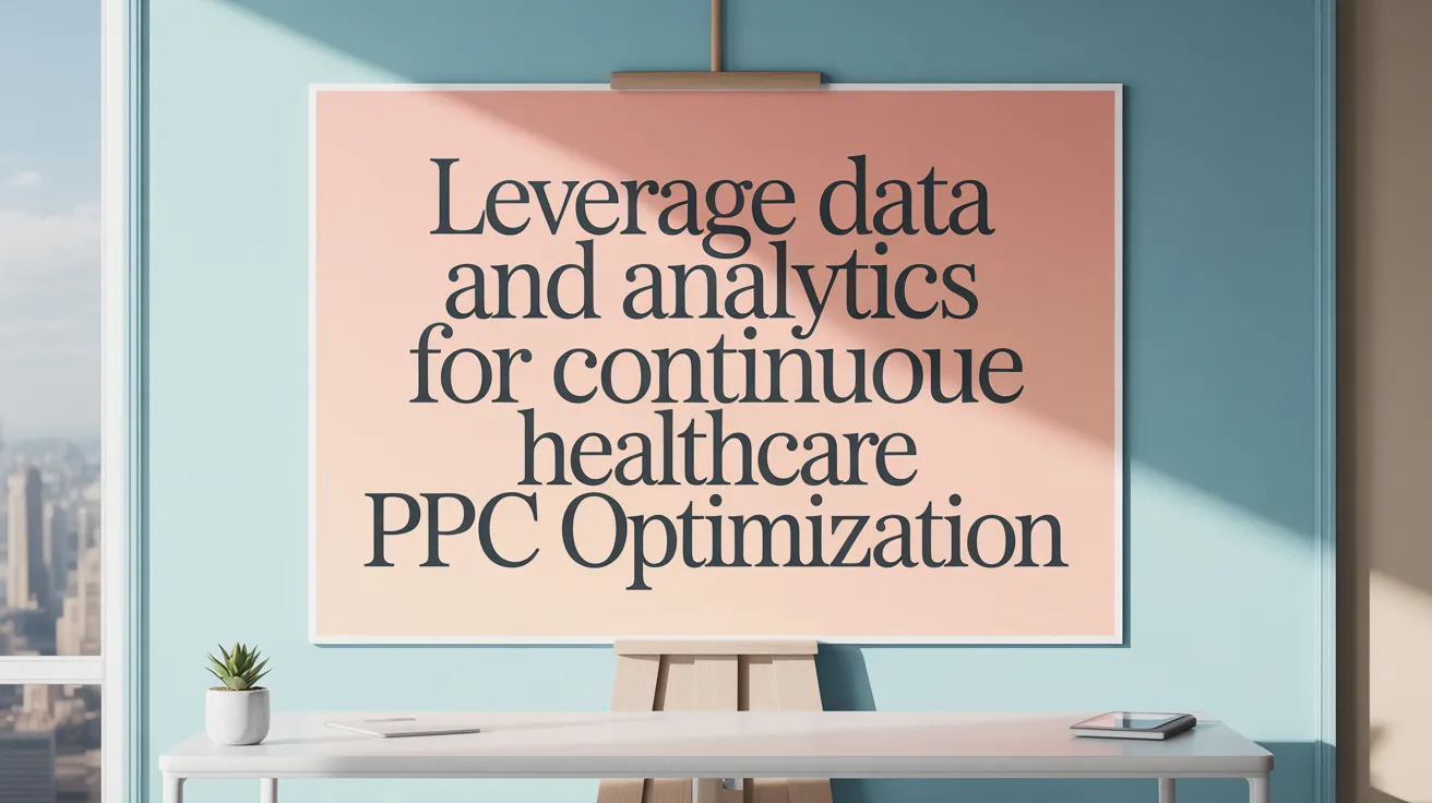 Leverage Data and Analytics for Continuous Healthcare PPC Optimization