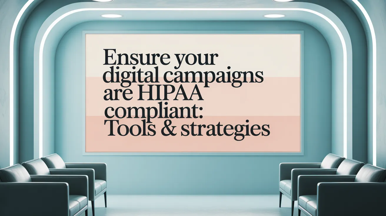 Ensure Your Digital Campaigns Are HIPAA Compliant: Tools &amp; Strategies