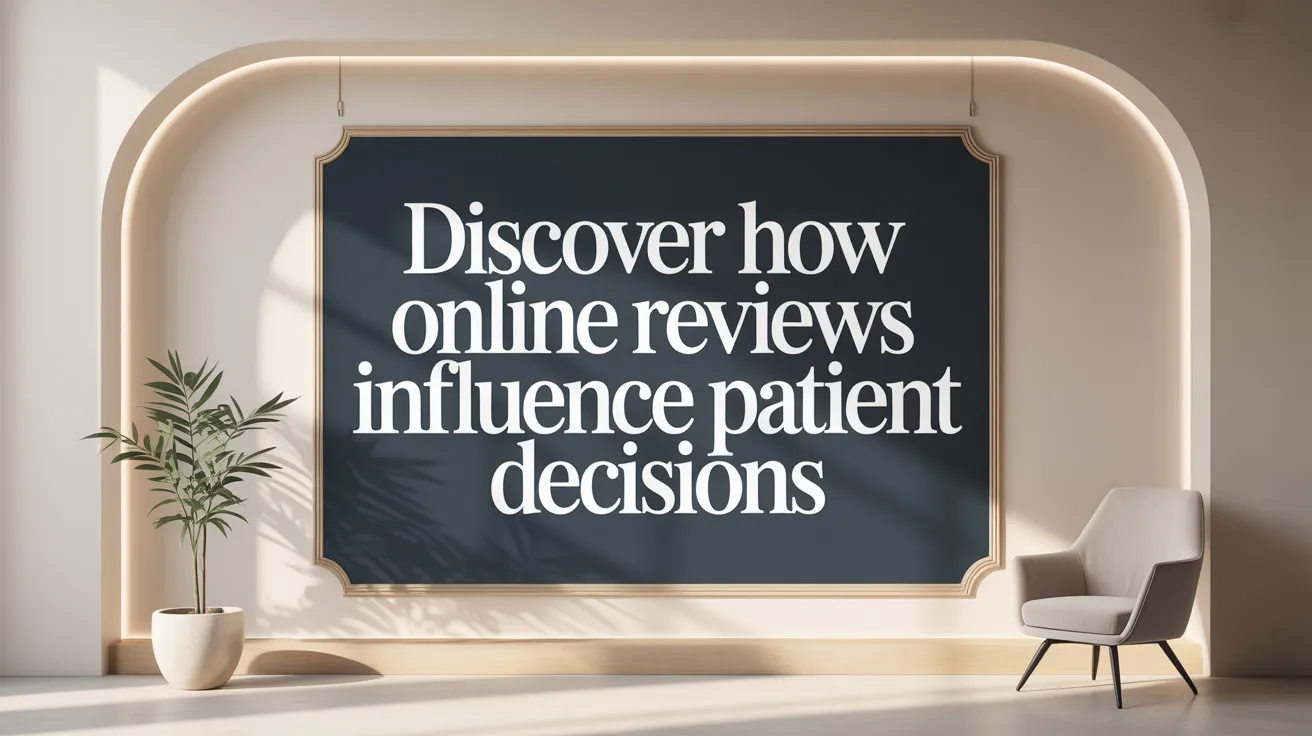 Discover How Online Reviews Influence Patient Decisions