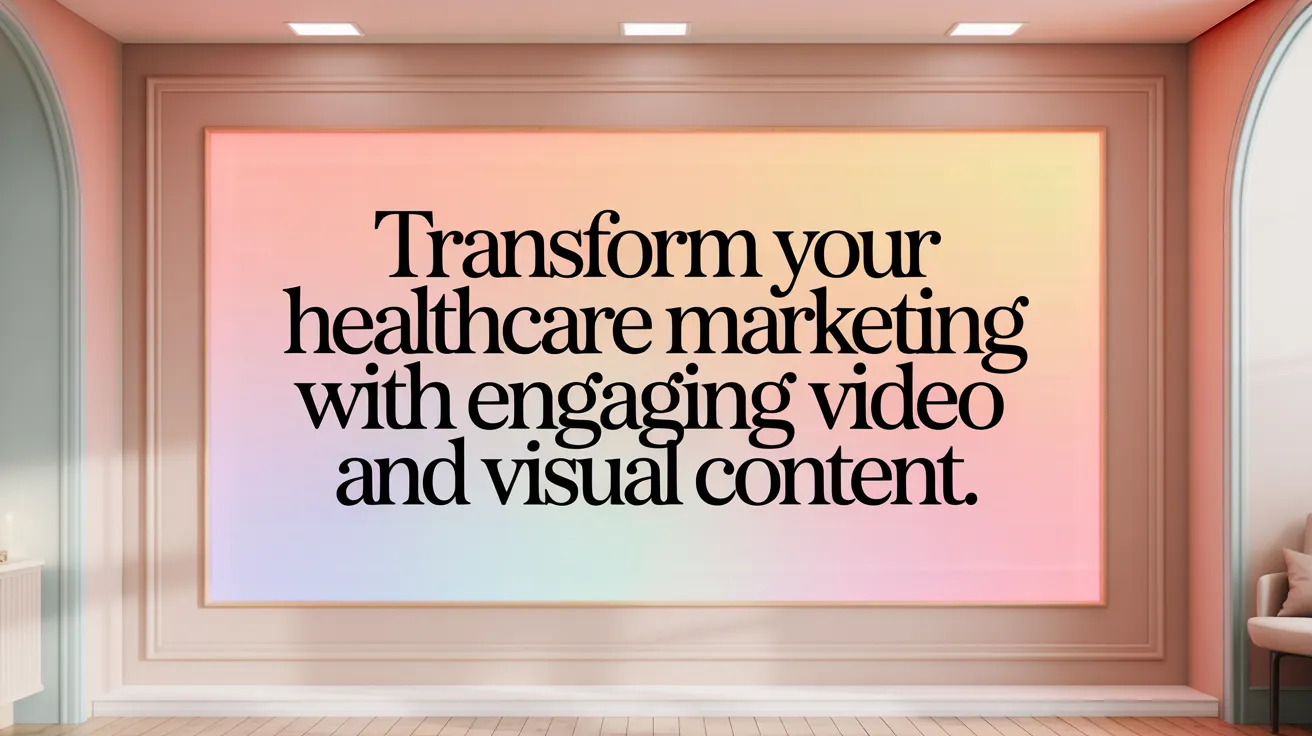 Transform Your Healthcare Marketing with Engaging Video and Visual Content