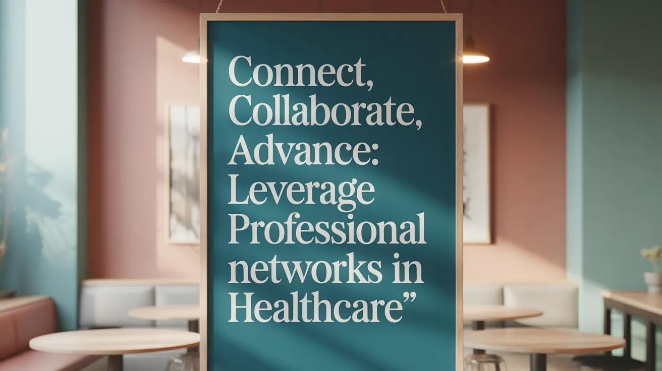 Connect, Collaborate, Advance: Leverage Professional Networks in Healthcare
