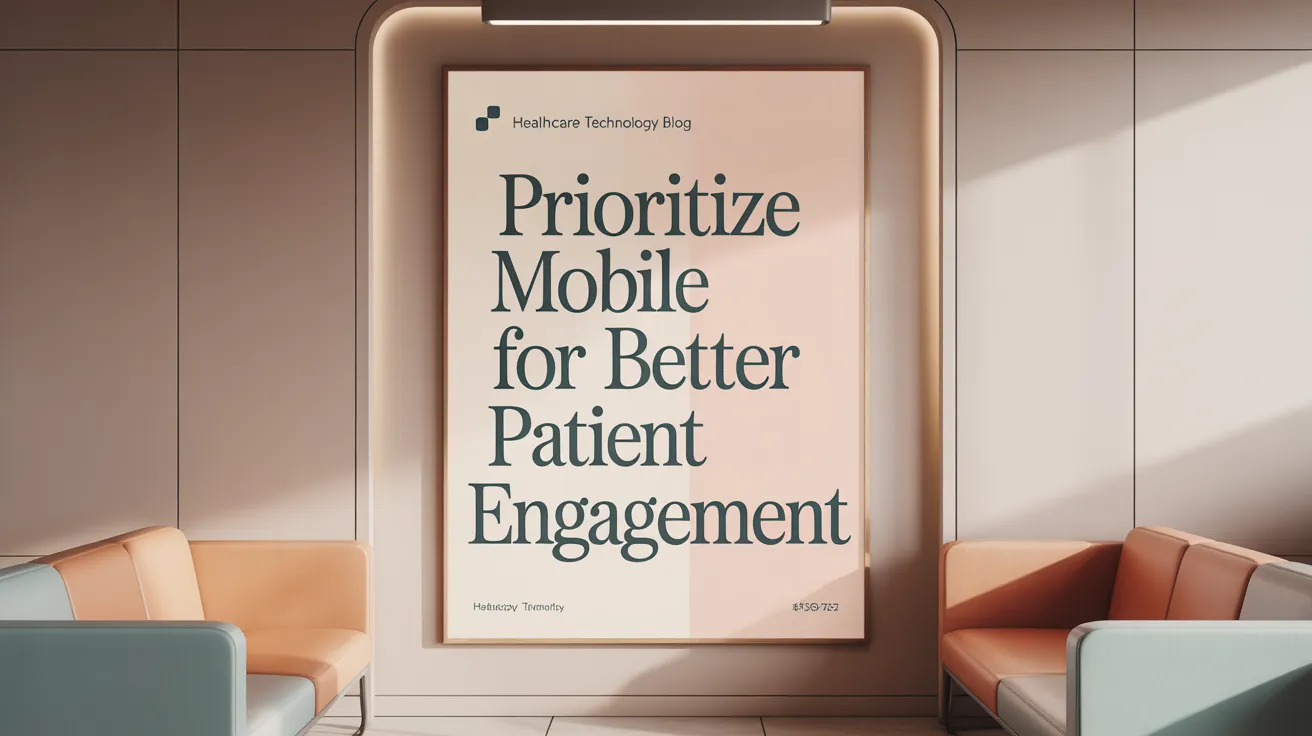 Prioritize Mobile for Better Patient Engagement