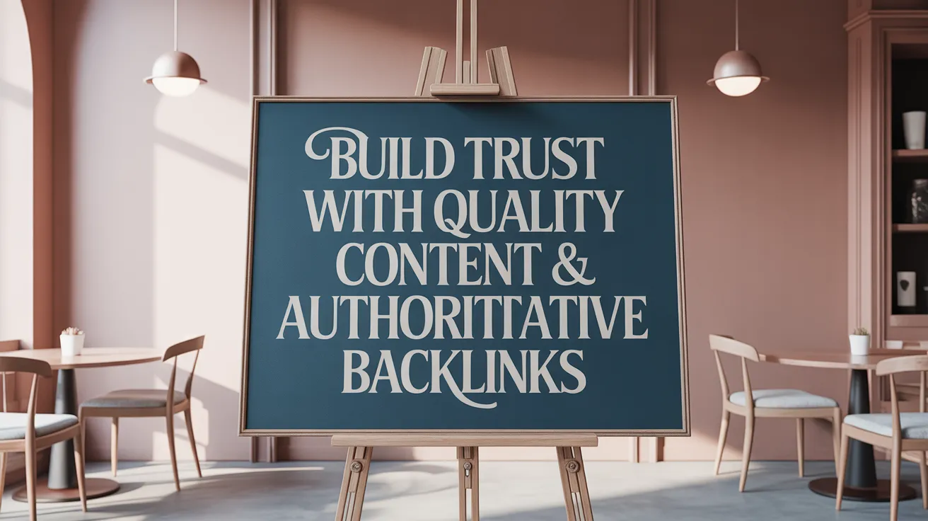 Build Trust with Quality Content &amp; Authoritative Backlinks
