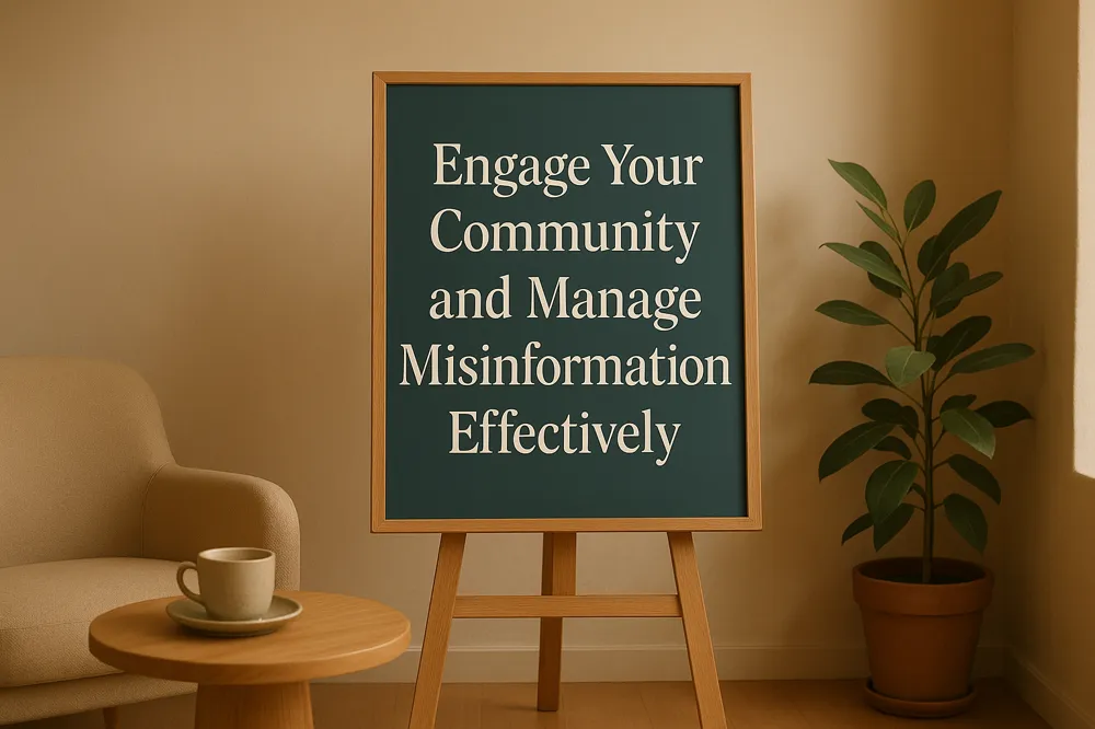 Engage Your Community and Manage Misinformation Effectively