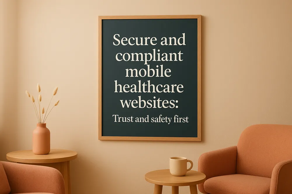 Secure and compliant mobile healthcare websites: Trust and safety first