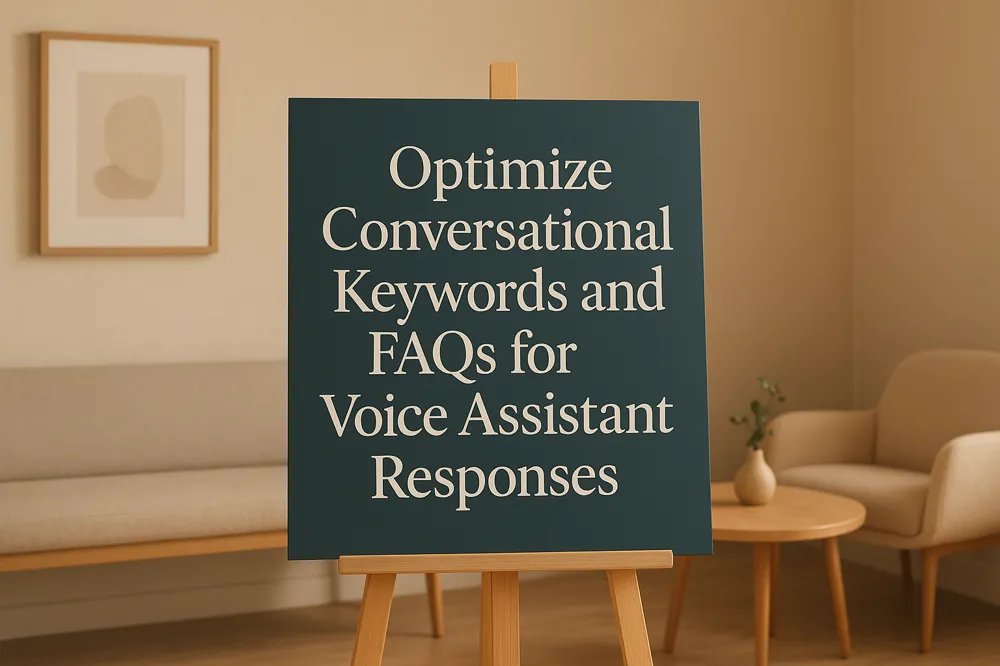 Optimize Conversational Keywords and FAQs for Voice Assistant Responses