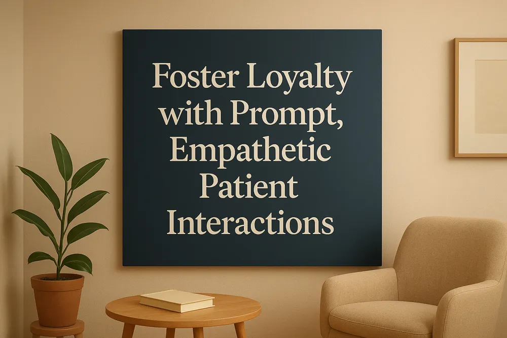 Foster Loyalty with Prompt, Empathetic Patient Interactions