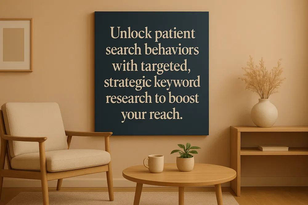 Unlock patient search behaviors with targeted, strategic keyword research to boost your reach.