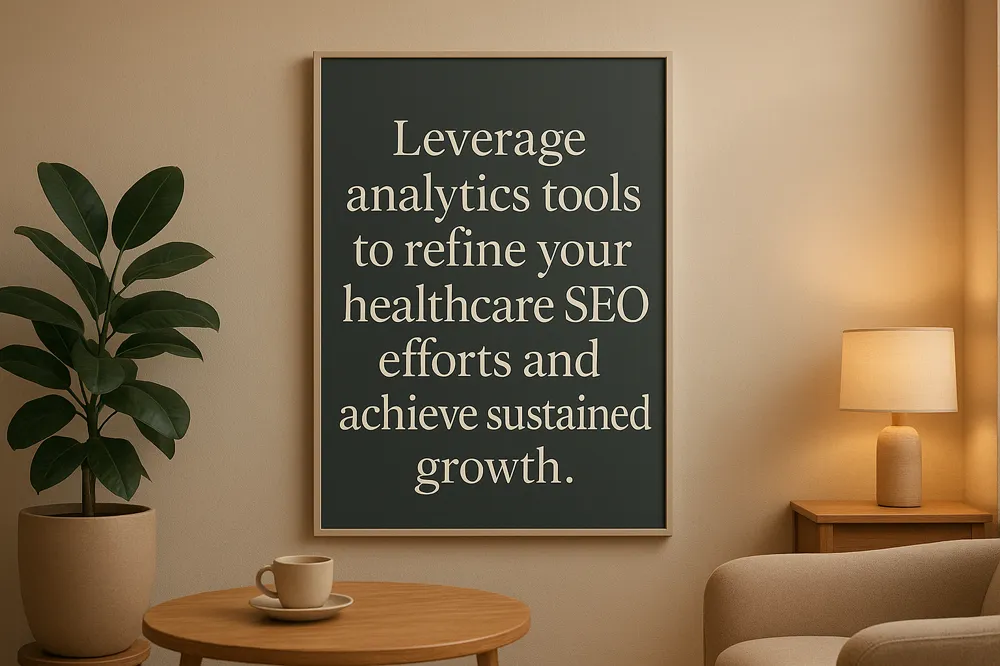 Leverage analytics tools to refine your healthcare SEO efforts and achieve sustained growth.