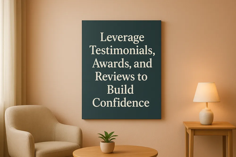 Leverage Testimonials, Awards, and Reviews to Build Confidence
