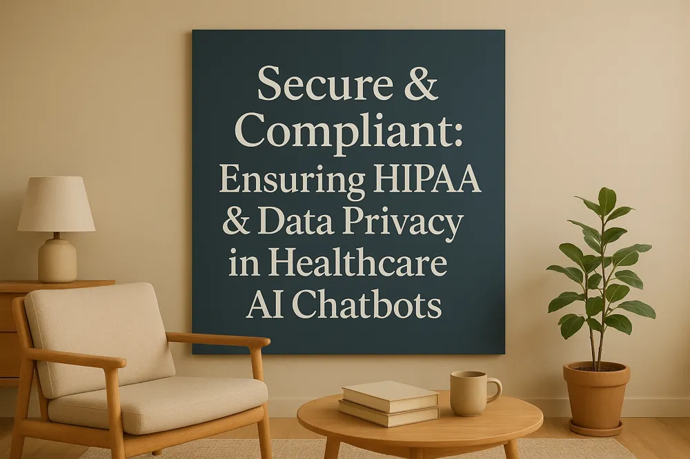 Secure &amp; Compliant: Ensuring HIPAA &amp; Data Privacy in Healthcare AI Chatbots