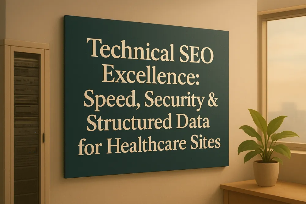 Technical SEO Excellence: Speed, Security &amp; Structured Data for Healthcare Sites