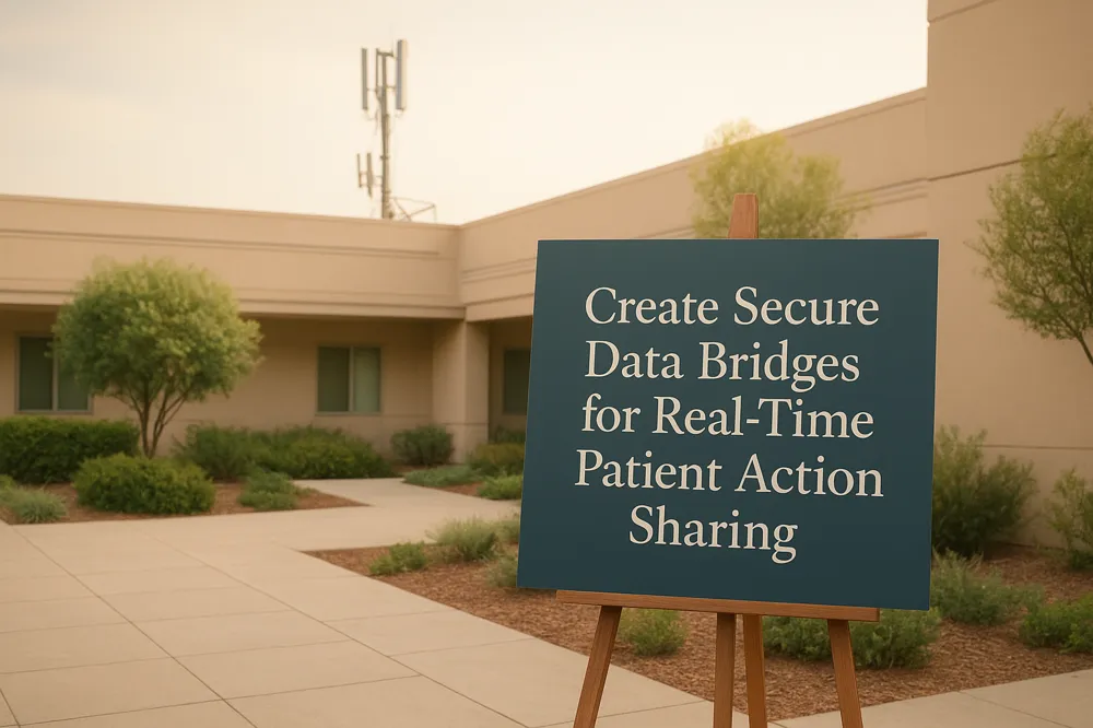 Create Secure Data Bridges for Real-Time Patient Action Sharing