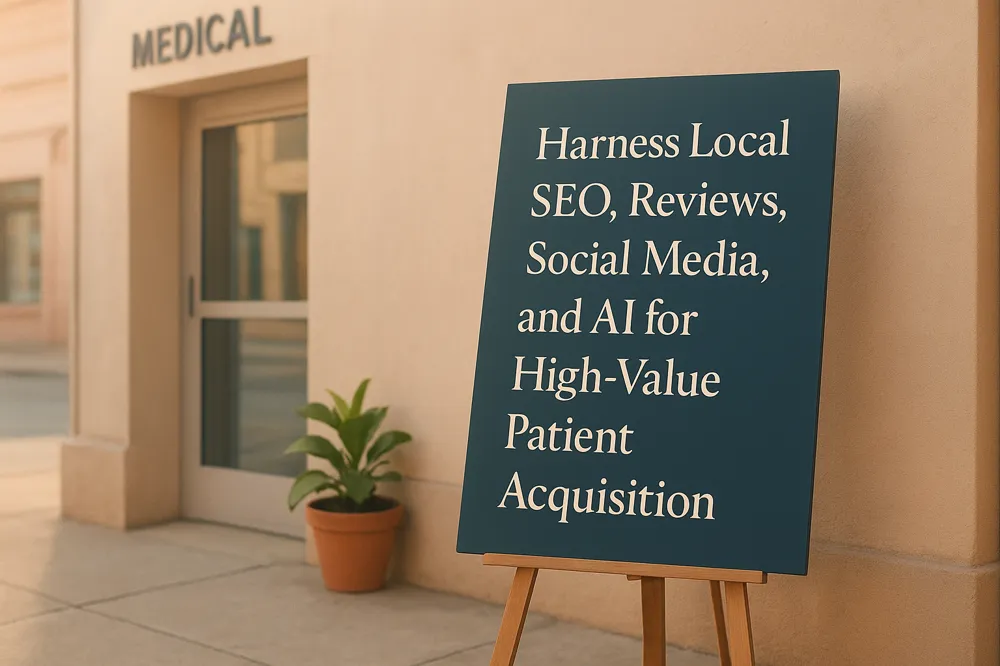 Harness Local SEO, Reviews, Social Media, and AI for High-Value Patient Acquisition