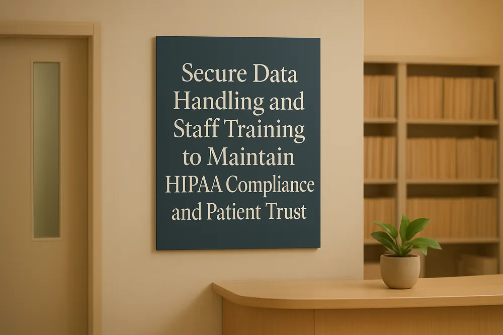 Secure Data Handling and Staff Training to Maintain HIPAA Compliance and Patient Trust