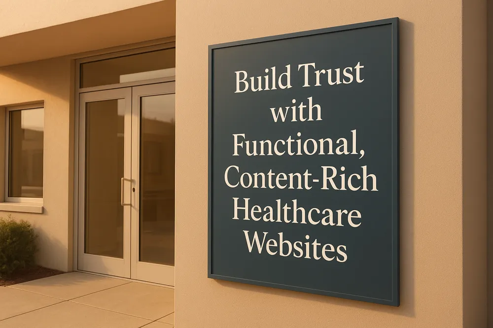Build Trust with Functional, Content-Rich Healthcare Websites