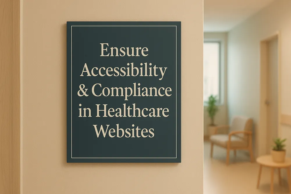 Ensure Accessibility &amp; Compliance in Healthcare Websites