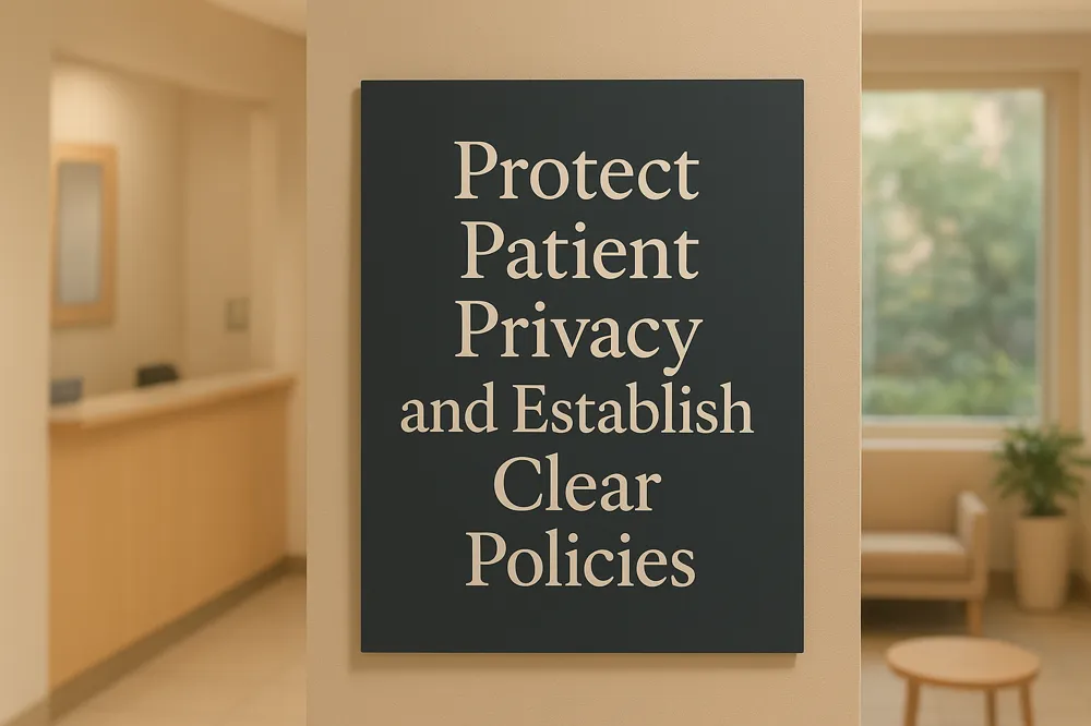 Protect Patient Privacy and Establish Clear Policies