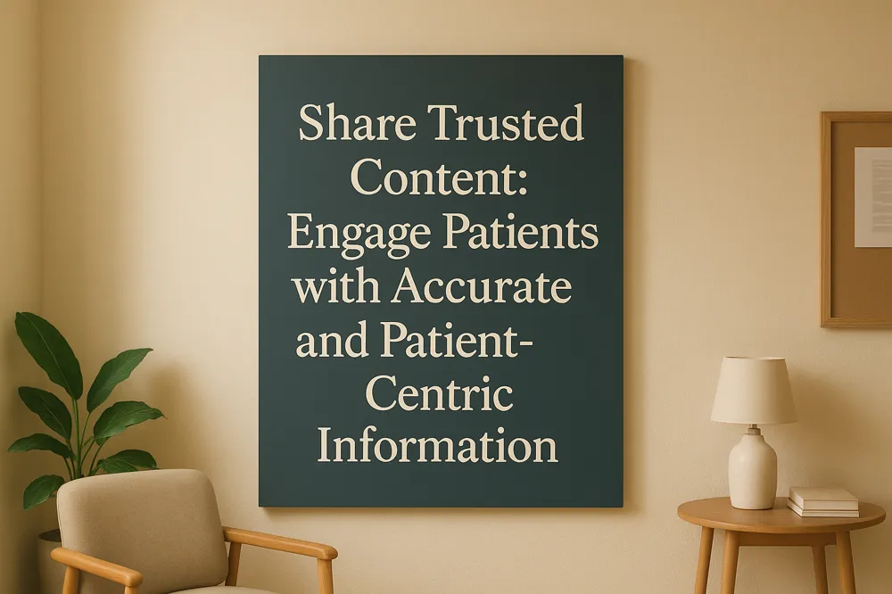 Share Trusted Content: Engage Patients with Accurate and Patient-Centric Information
