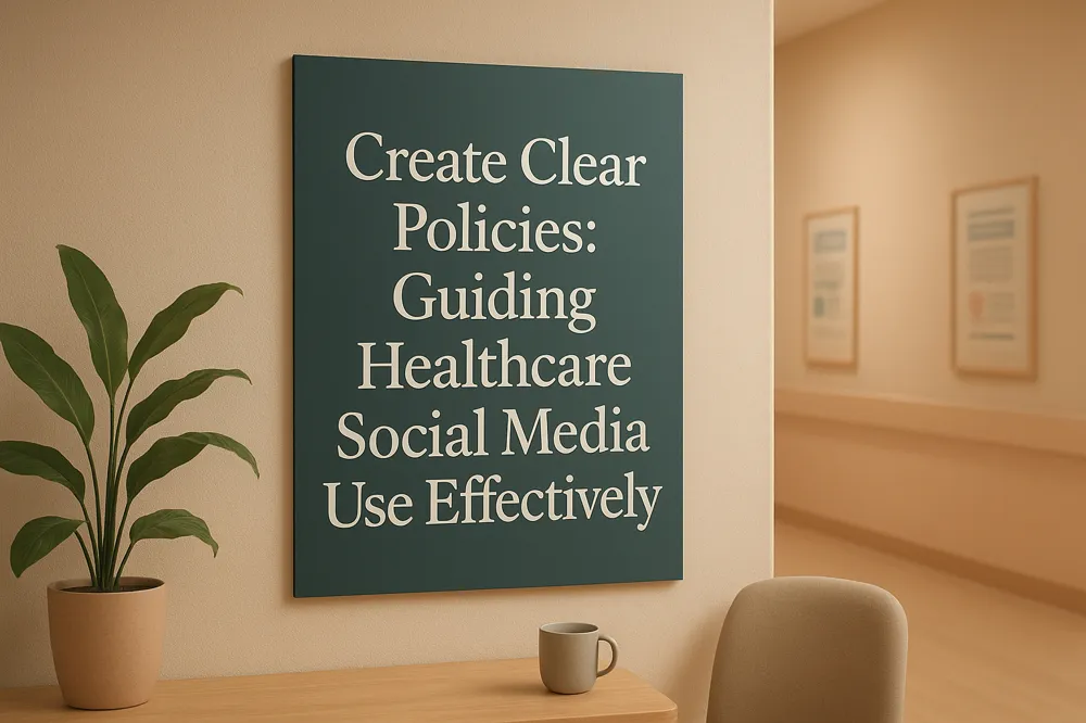 Create Clear Policies: Guiding Healthcare Social Media Use Effectively
