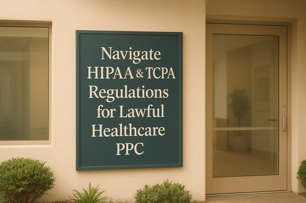 Navigate HIPAA &amp; TCPA Regulations for Lawful Healthcare PPC