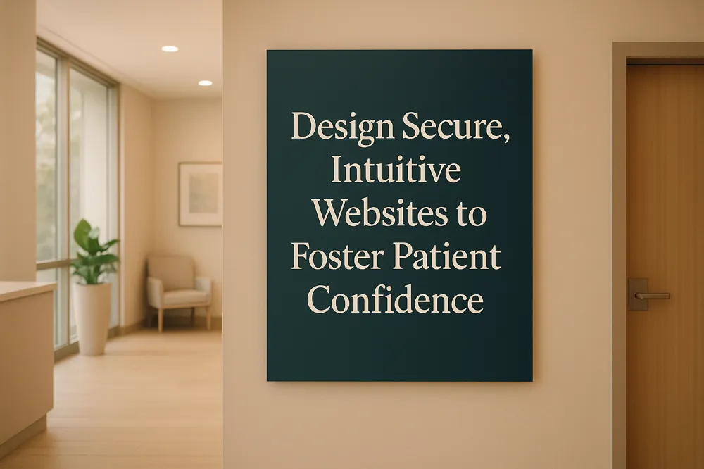Design Secure, Intuitive Websites to Foster Patient Confidence