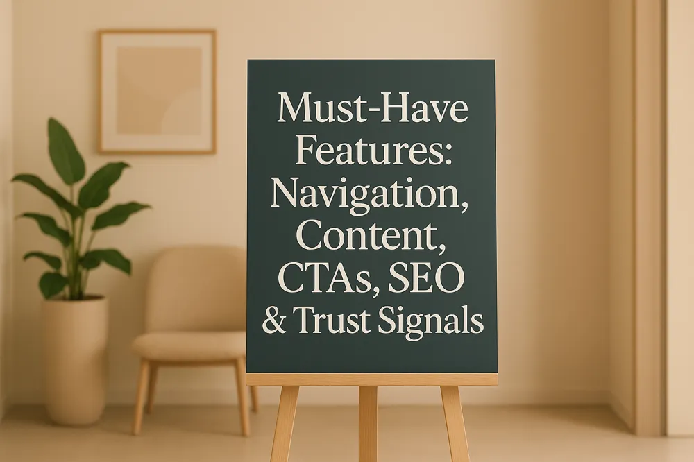 Must-Have Features: Navigation, Content, CTAs, SEO &amp; Trust Signals