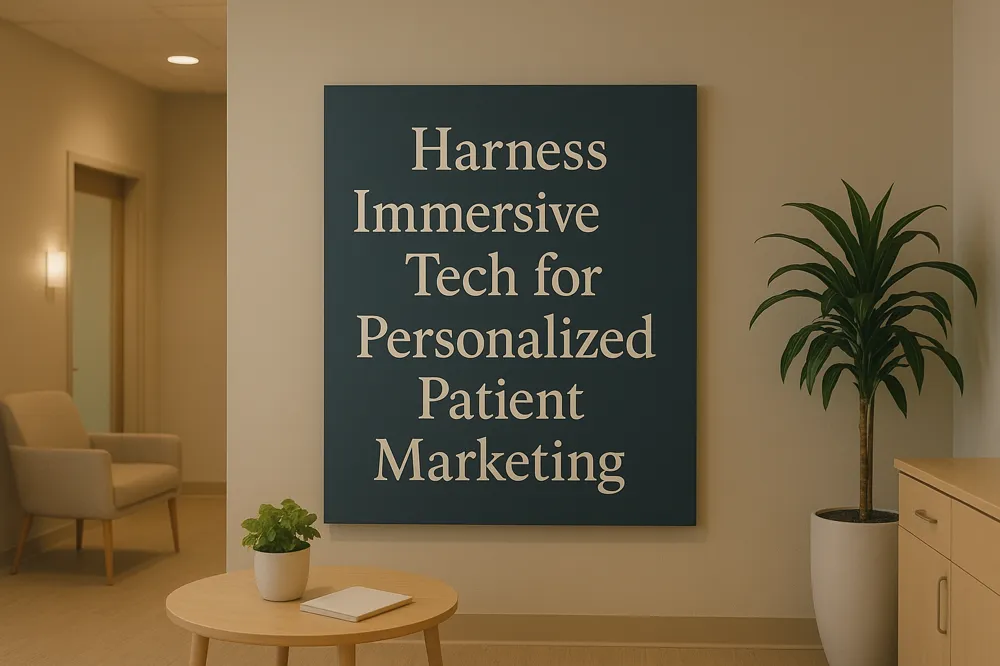 Harness Immersive Tech for Personalized Patient Marketing