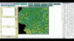 Animation of ABM simulation for a village in Rupununi, Guyana. 