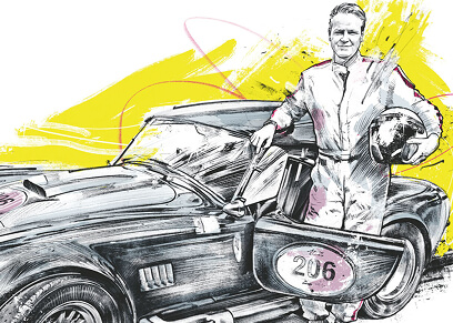 Vom mittelmässigen Schüler zum erfolgreichen Unternehmer – Illustration Markus Beeli suissetec Magazins